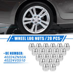 20pc M12x1.25 Wheel Lug Nut for Nissan Altima Infiniti G20 I30 (1993–2001) NO.40224ZN50A