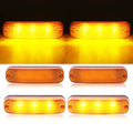 Set of 4 LED Amber Flashing Cab Lights for John Deere 50 Series (1975–1992)