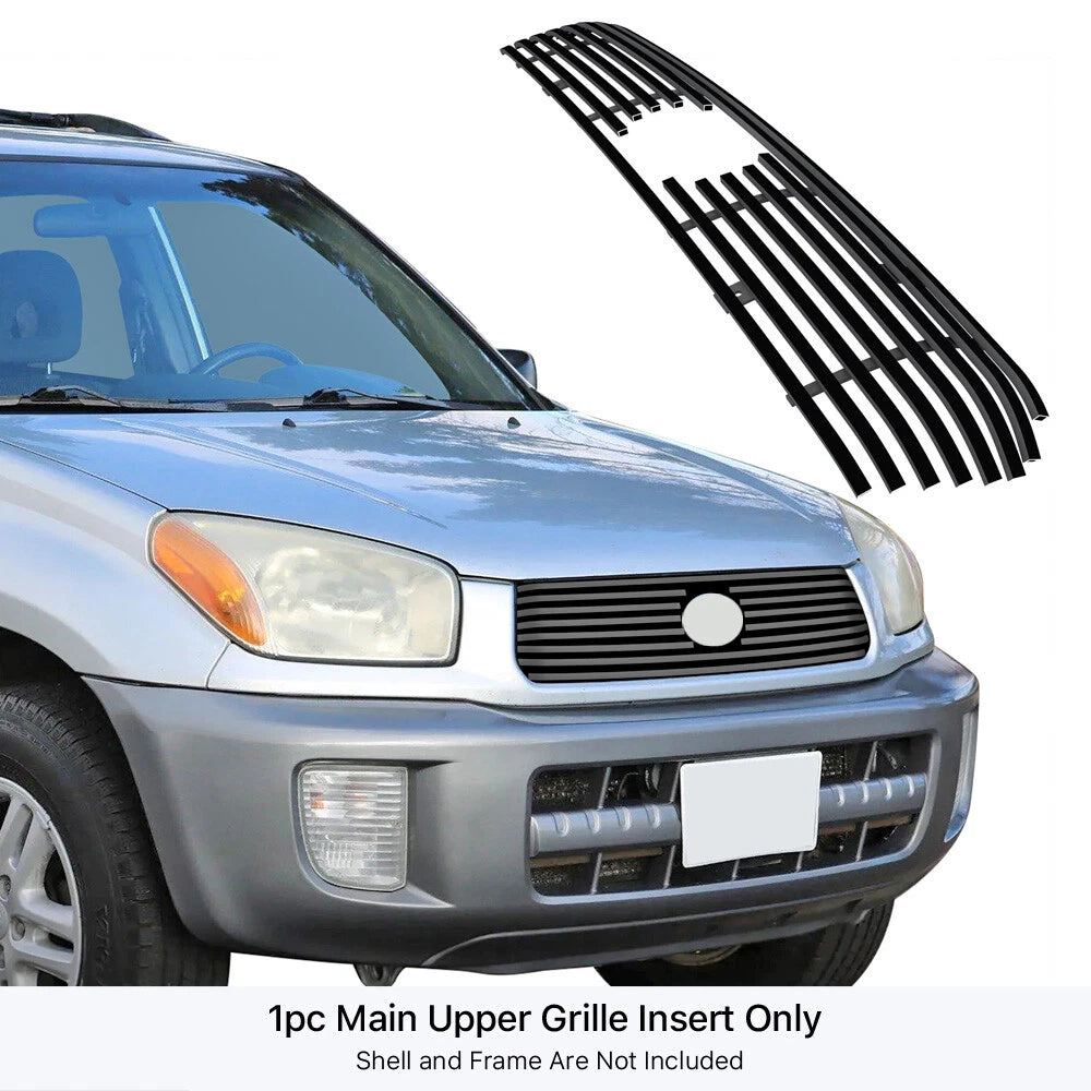 Stainless Black Billet Grille Insert for Toyota RAV4 (2001-2003)