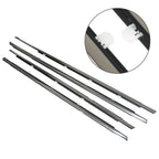 Set of 4 Window Weatherstrip Moulding Trim for Honda Accord (2008–2012)