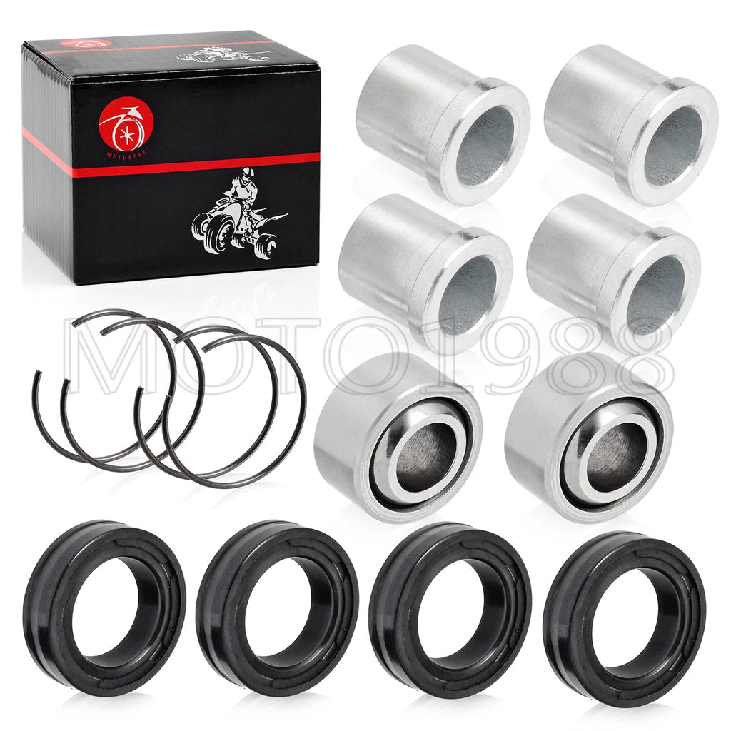 Set of 4 A-Arm Bushings for Honda FourTrax 250 TRX250X (1987–1992)