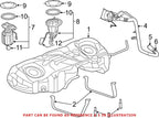 Genuine OEM Fuel Filler Hose for Chrysler 300 (2005–2010) 68064408AC
