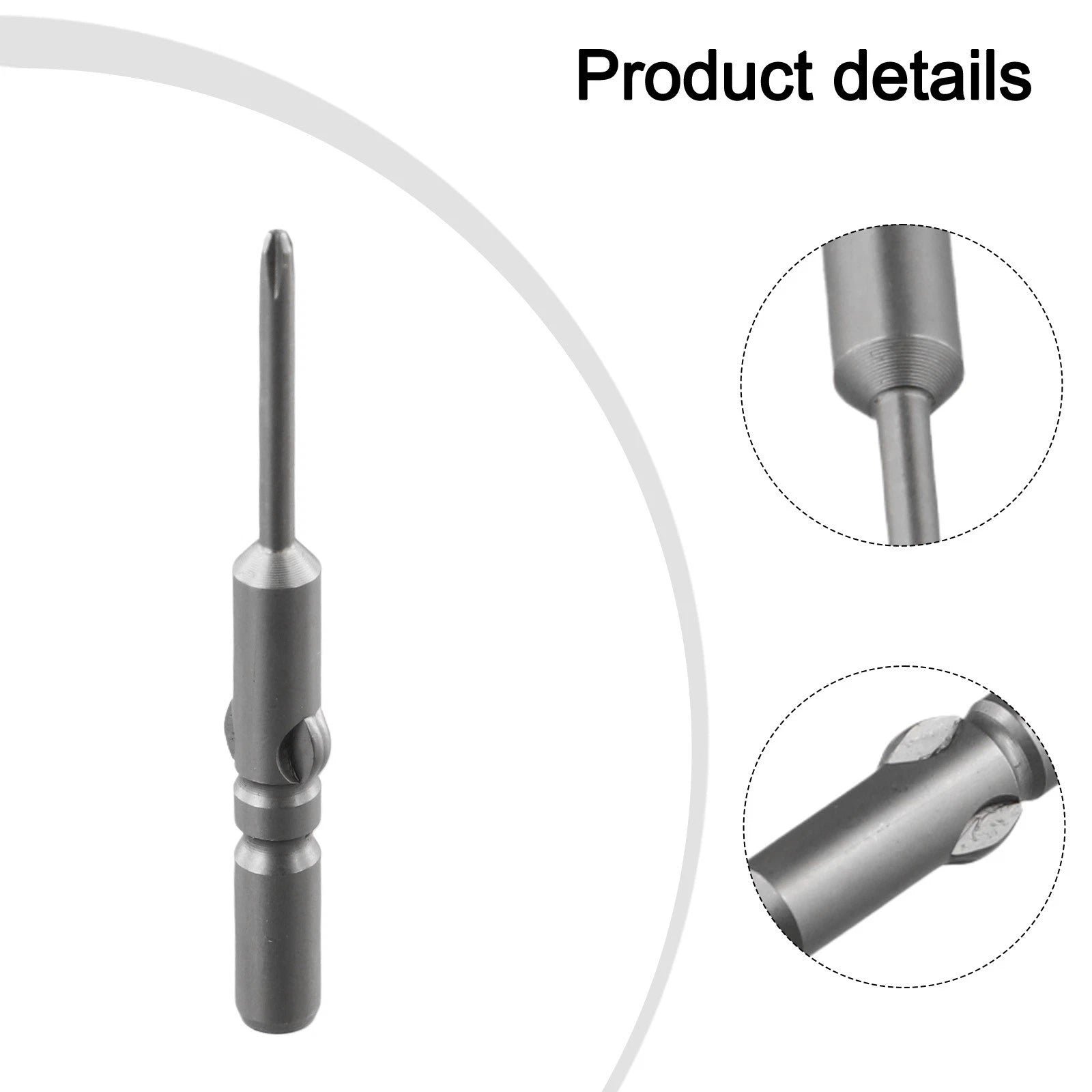Electric Cross Screwdriver Bit Set of 3 for PH0 PH1 PH2 Screws
