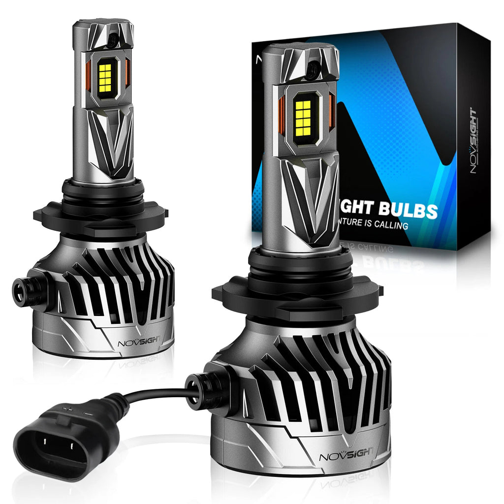 2X 9005 HB3 LED Headlight Bulbs for 6500K 30000LM