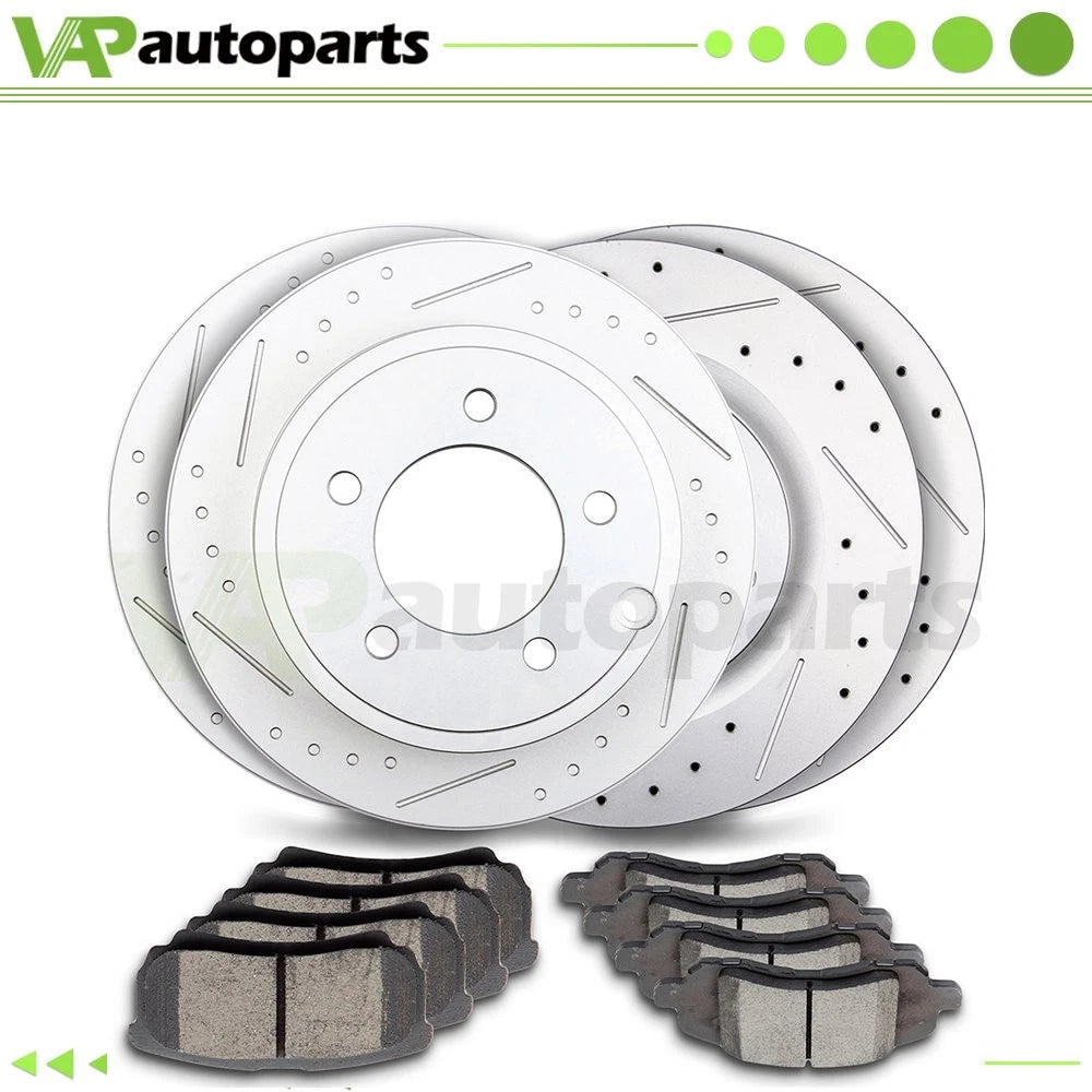 Brake Pads and Rotors Set for Dodge Avenger, Chrysler Sebring (2008–2014)