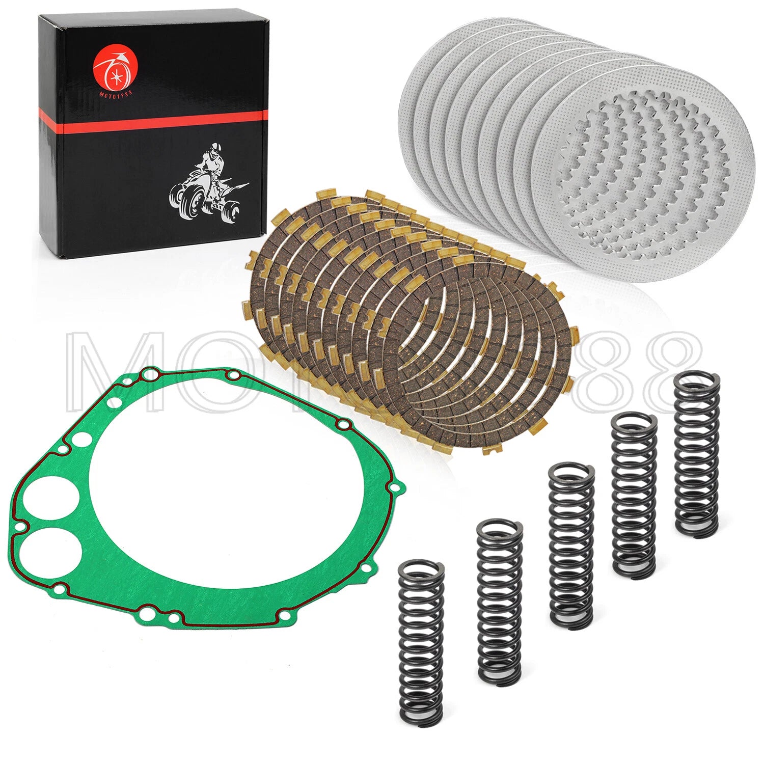 Friction Plate Clutch Kit & Heavy Duty Springs for Suzuki GSXR 1000 (2001–2004)