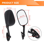 Pair Rear View Side Mirrors for Suzuki SV650S (2003–2010) GSXR750 (2004–2005)