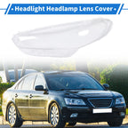 1 Pcs Headlight Lens Cover for Hyundai Sonata (2018–2019) PC Clear