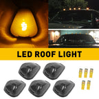 5X Amber LED Roof Cab Marker Lights for Ford E-150 E-250 E-350 E-450 (1999–2016)
