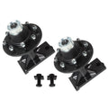 8x 6.5 Lug Shipping Container Wheels & Bolt-on Spindle Kit