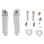 Set of 2 Rear Foot Pegs for Yamaha YZF R6 (2003–2011) Silver