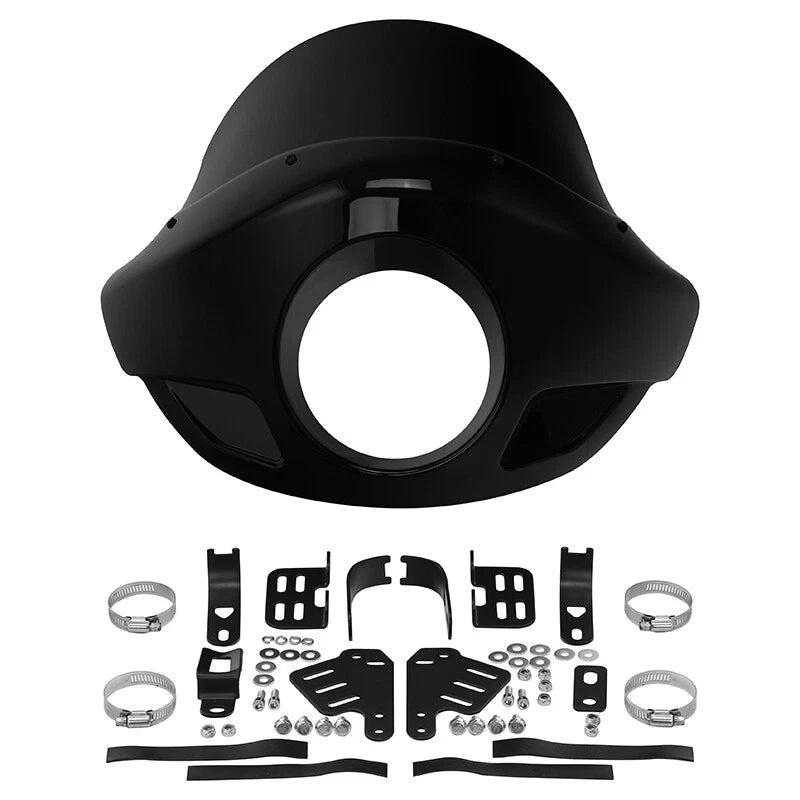 Short Sport Fairing Windshield for Harley Dyna (35mm, 39mm, 41mm, 49mm)