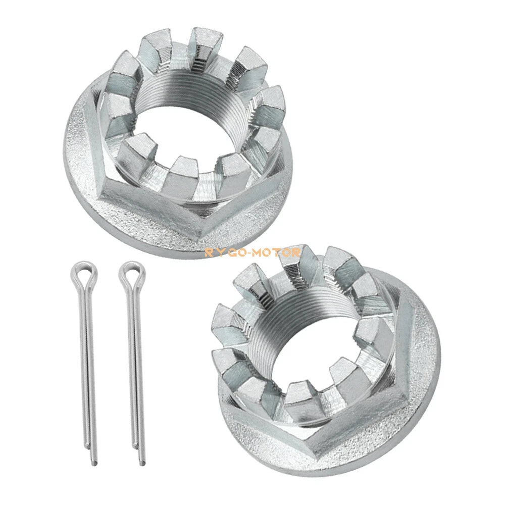 Rear Axle Nuts for Honda Rancher 350 400 420 Foreman 400 450 500 520 Recon 250 (2000–2023)