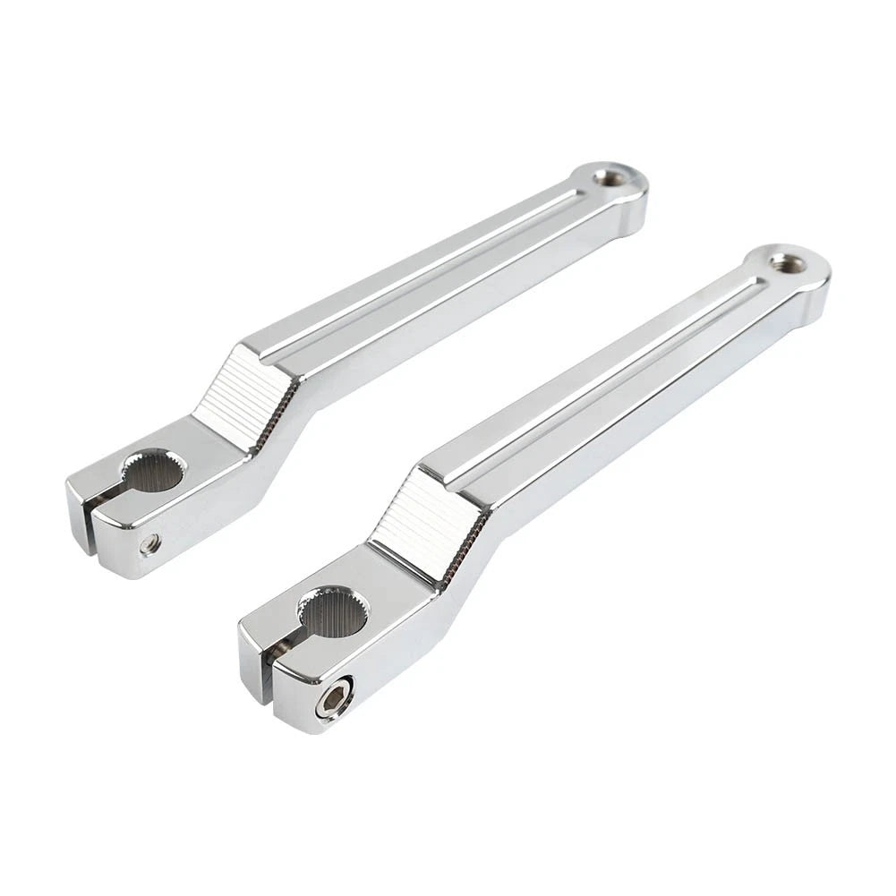 Chrome Heel & Toe Gear Shift Levers for Harley Softail Touring Trike (2010–2023)