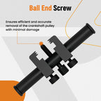 Crankshaft Pulley Remover Tool for Ribbed Drive Pulley (Adjustable)