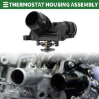 Engine Coolant Thermostat Housing Assembly for BMW 328i 128i Z4 X3 X5 335i
