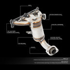 Catalytic Converter Exhaust Manifold Kit for Jeep Compass Patriot (2007–2017)