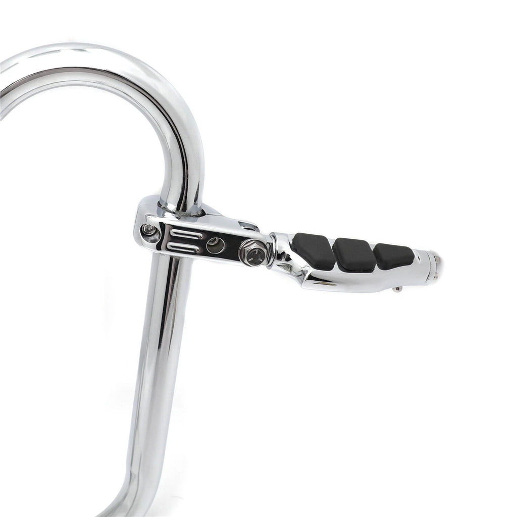 Chrome Highway Stiletto P-Clamp FootPeg Clamp Kit 1.25" for Honda GoldWing (GL180)