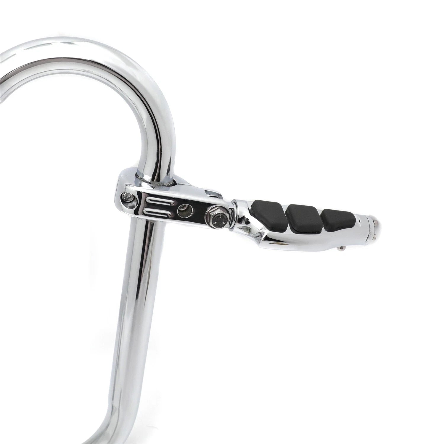 Chrome Highway Stiletto P-Clamp FootPeg Clamp Kit 1.25" for Honda GoldWing (GL180)