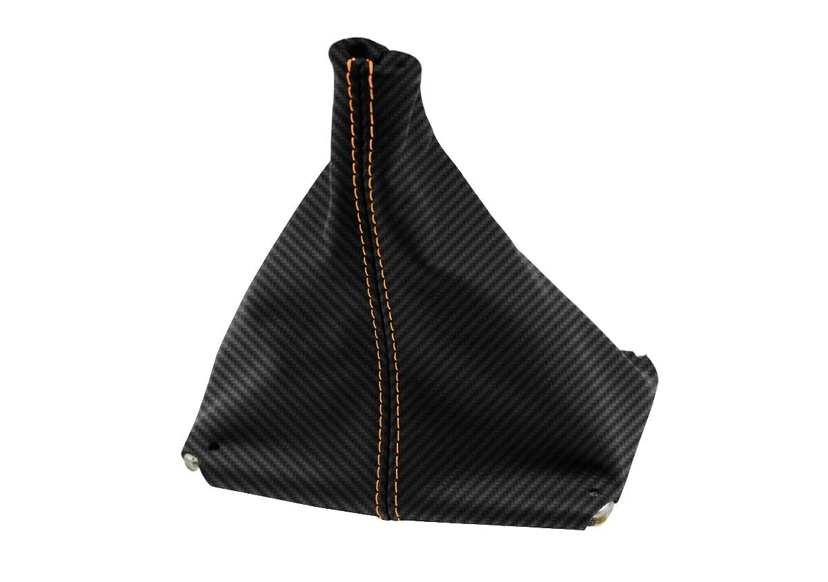 Manual Shift Boot for Chevrolet Camaro (1982–1992) Carbon Fiber Orange Stitch