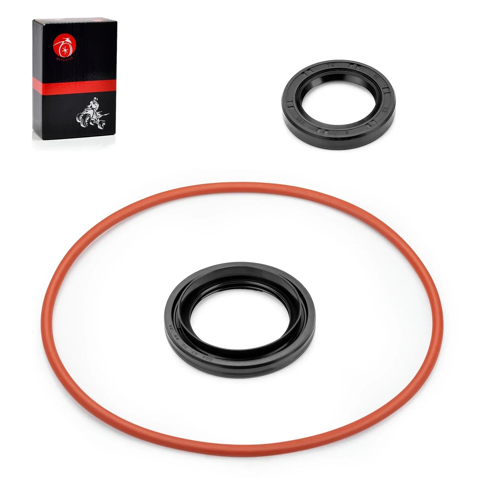 Rear Brake Panel Dust Seal O-Ring Kit for Yamaha Bruin 250 350