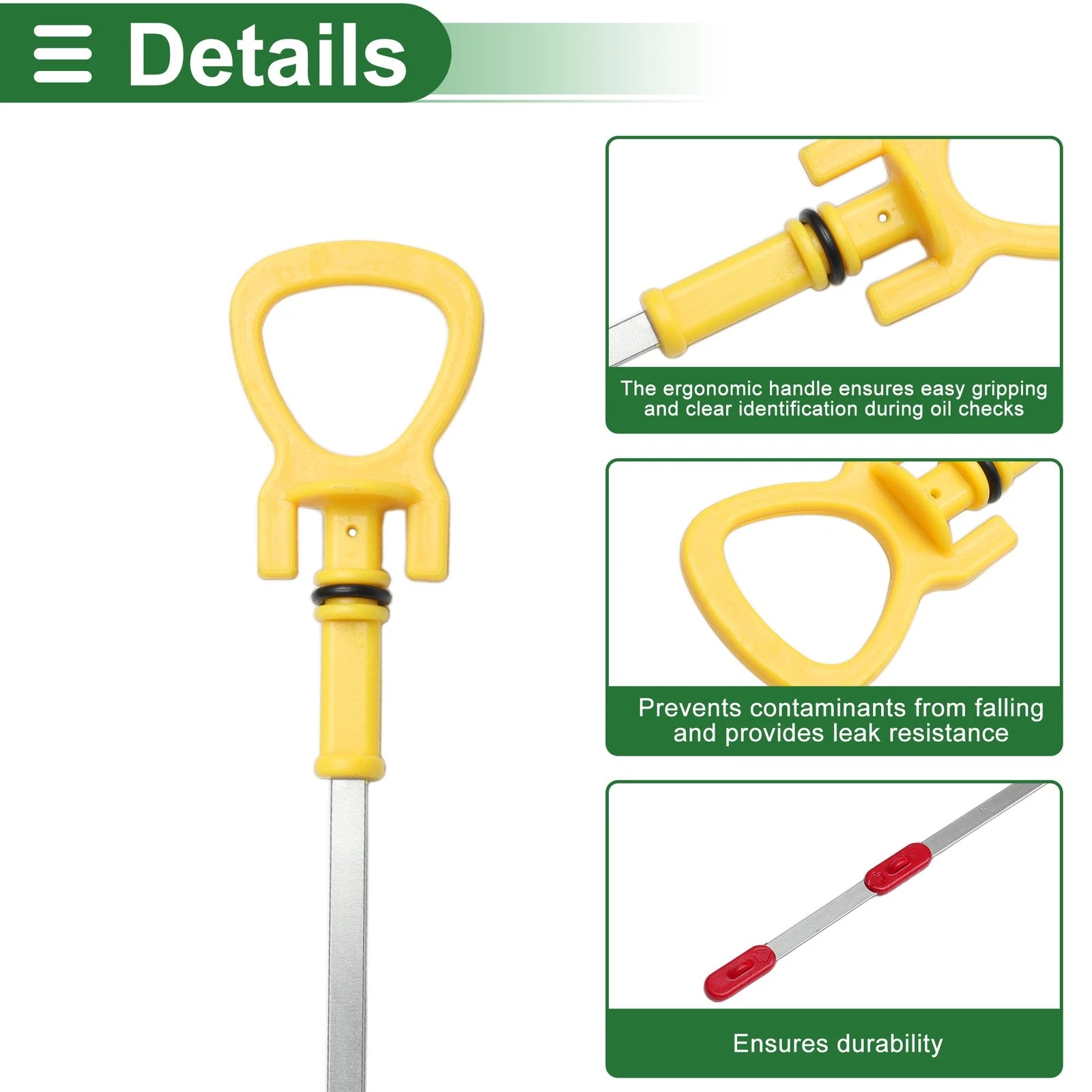 Oil Level Dipstick No. 6510102372 for Mercedes Benz C W204 S204 C204 (2007–2014)