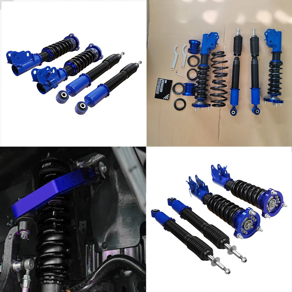 4X Coilovers Suspension Strut Kit for Honda Civic (2006–2011) - Blue
