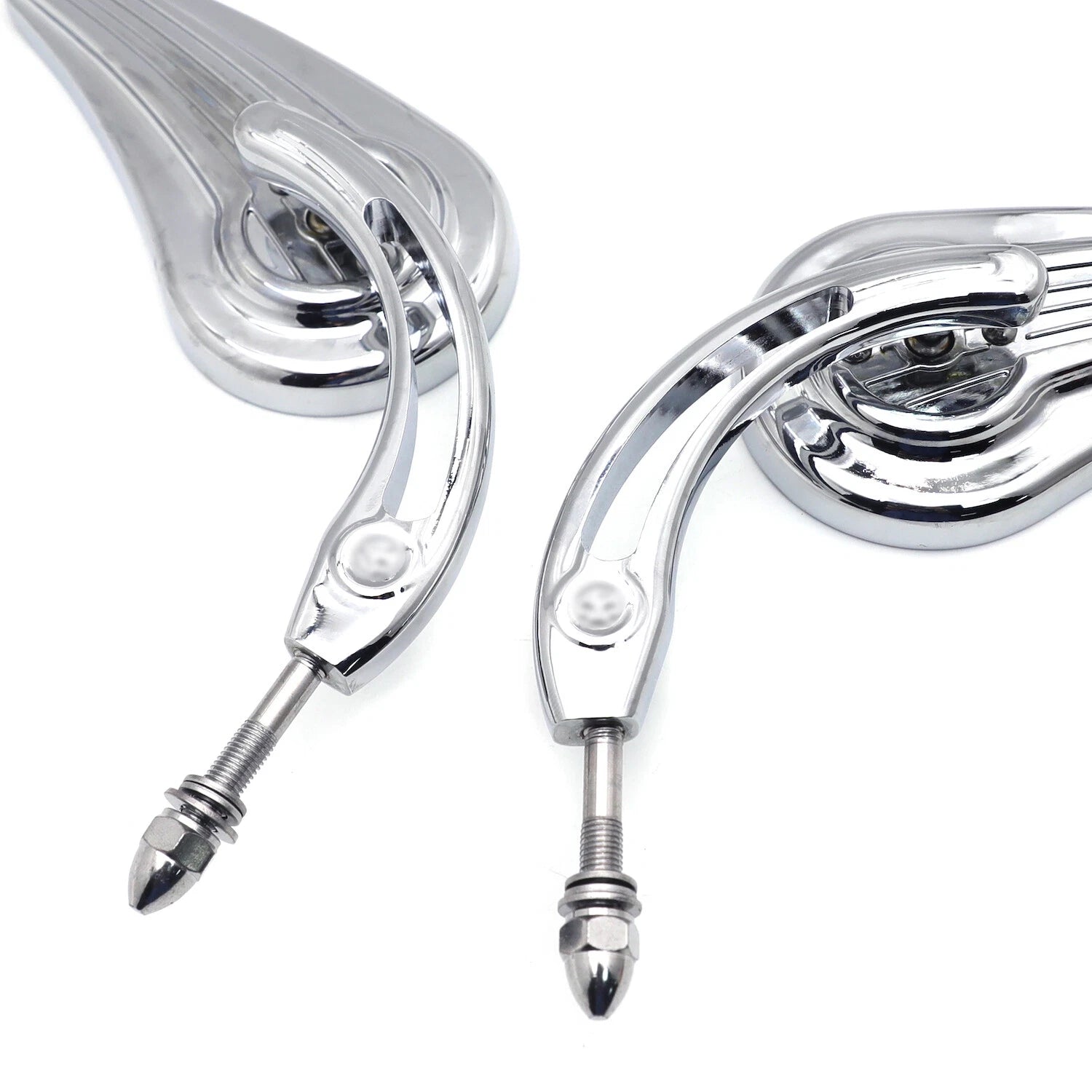 Chrome Side Mirrors for Harley Street 500 750 (2014–2020)
