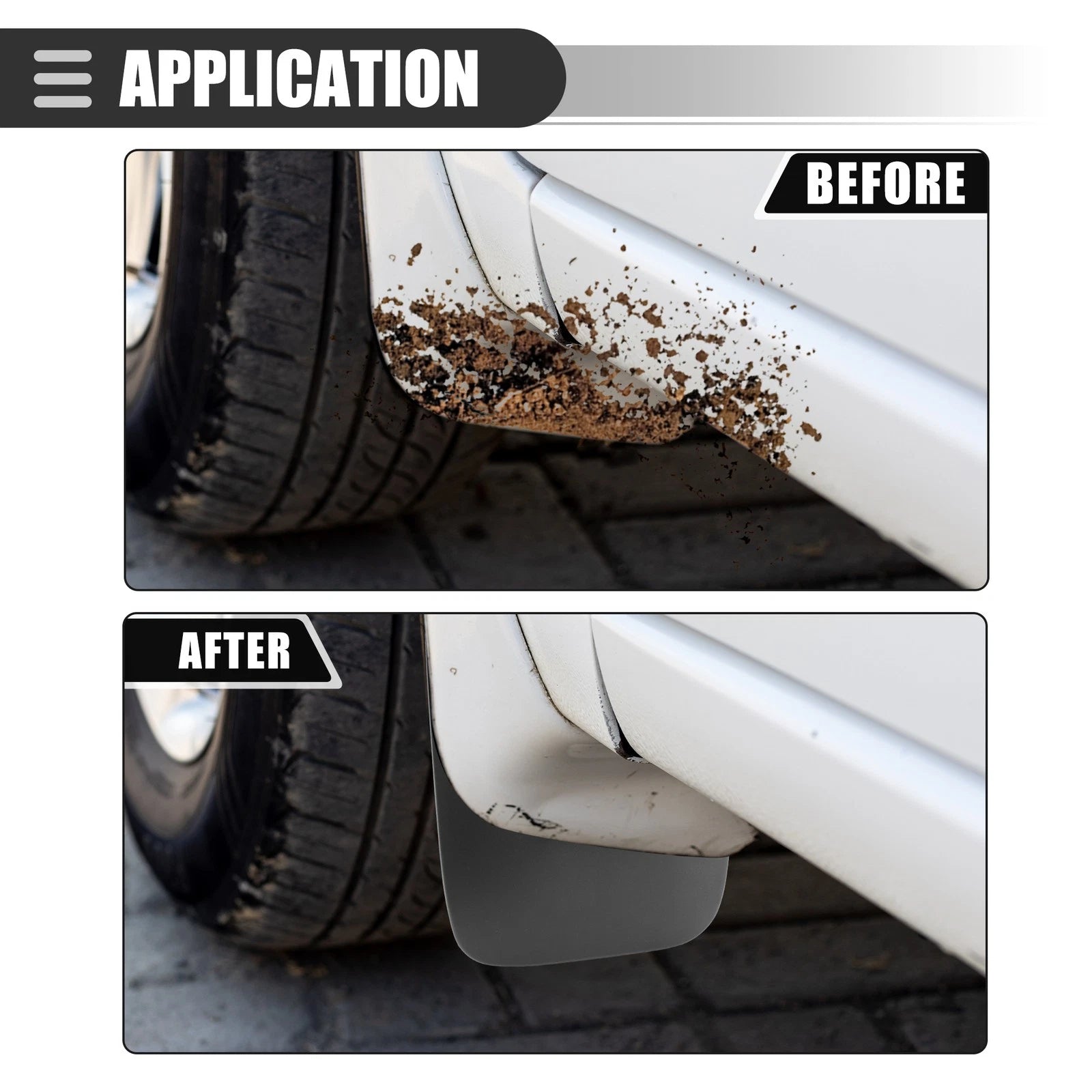 Set of 4 Mud Flaps Splash Guards for Toyota Tundra (2007–2021)