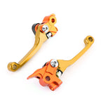 Gold Brake Clutch Levers for Husqvarna TC125 TC250 TE150 TE250 TE300 FC250 FC350 (2014–2023)