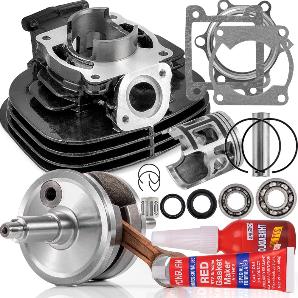 66mm Top End Piston Cylinder Crank Motor Gaskets Seal Kit for Yamaha Blaster (200)