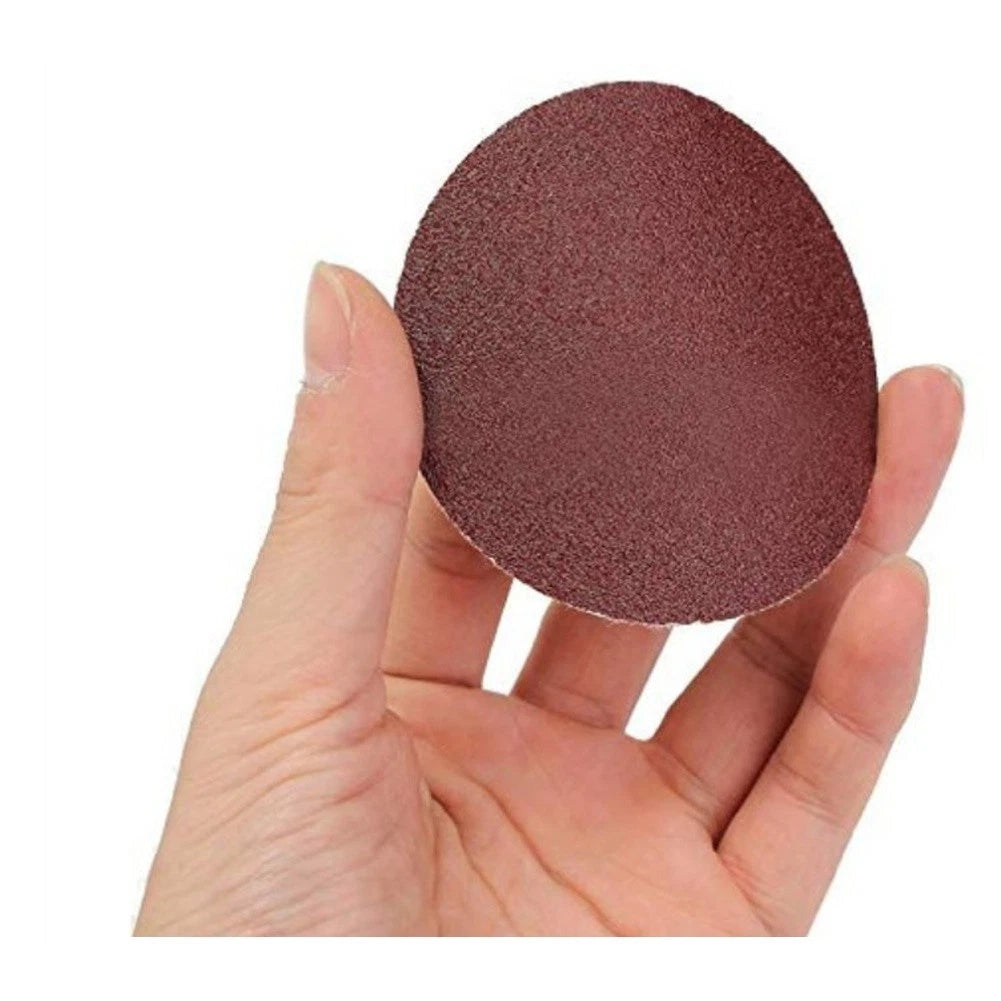 75mm Alumina Flocking Discs Set of 100 80-3000 Grit for Car Paint Prep