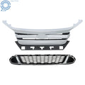Set of 4 Upper Bumper Grilles for Ford Fusion Sport (2010–2012) Chrome Ring
