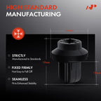 50Pcs License Plate Bracket Screw Grommet Clip for Mercedes-Benz