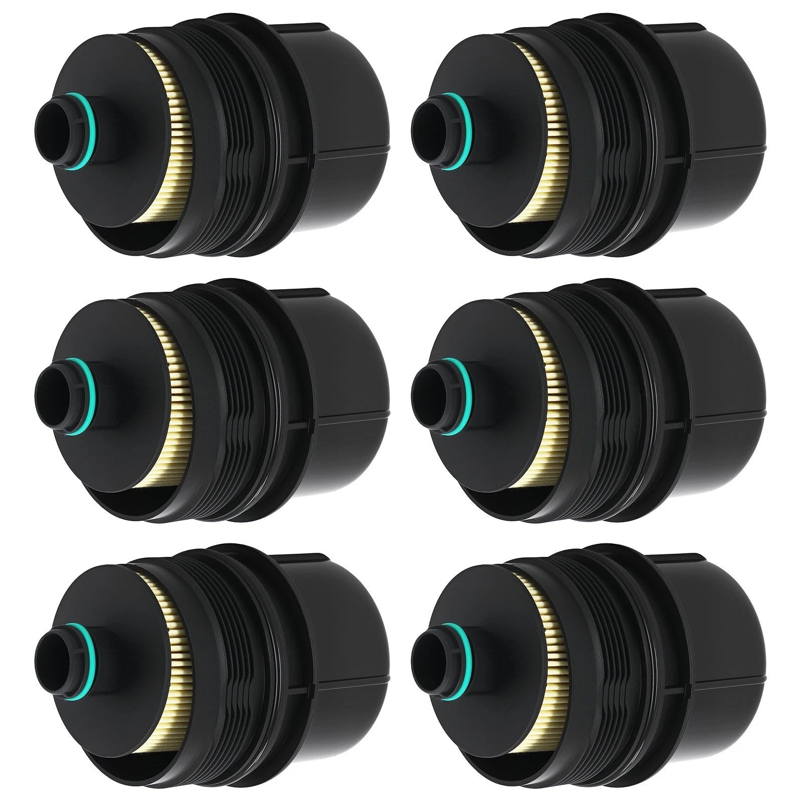 6X Engine Oil Filter 68507598AA 68498720AA for Gladiator 3.0L Diesel (2020–2021)