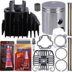Top End Rebuild Kit with Cylinder Gasket & Piston Ring for Yamaha PW80 (1983–2006)