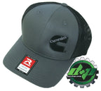 Cummins Trucker Hat for Richardson (Charcoal Gray/Black Mesh, SM/MD)