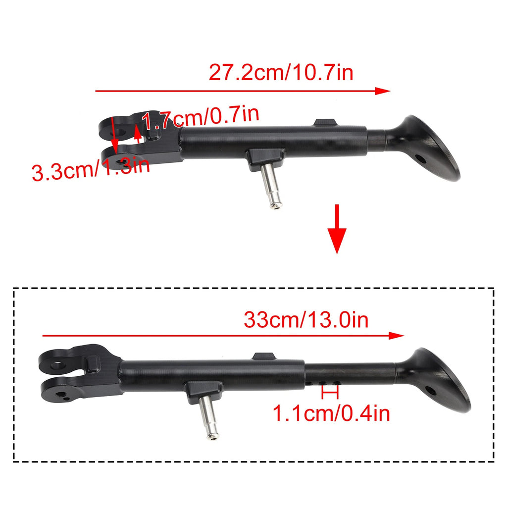 Adjustable Foot Side Stand Kickstand for Aprilia RSV4 (2021–2024)