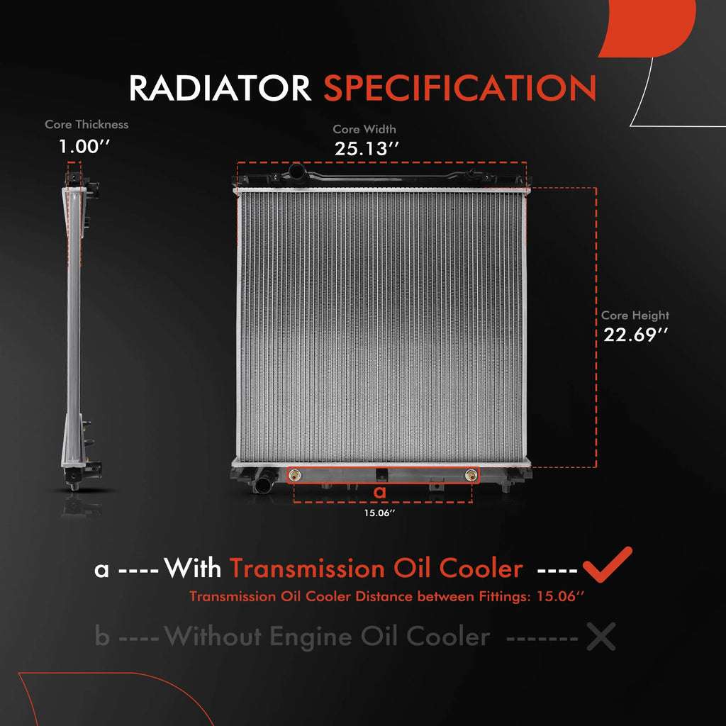 Radiator for Kia Sorento (2003–2006) V6 3.5L Automatic Aluminum