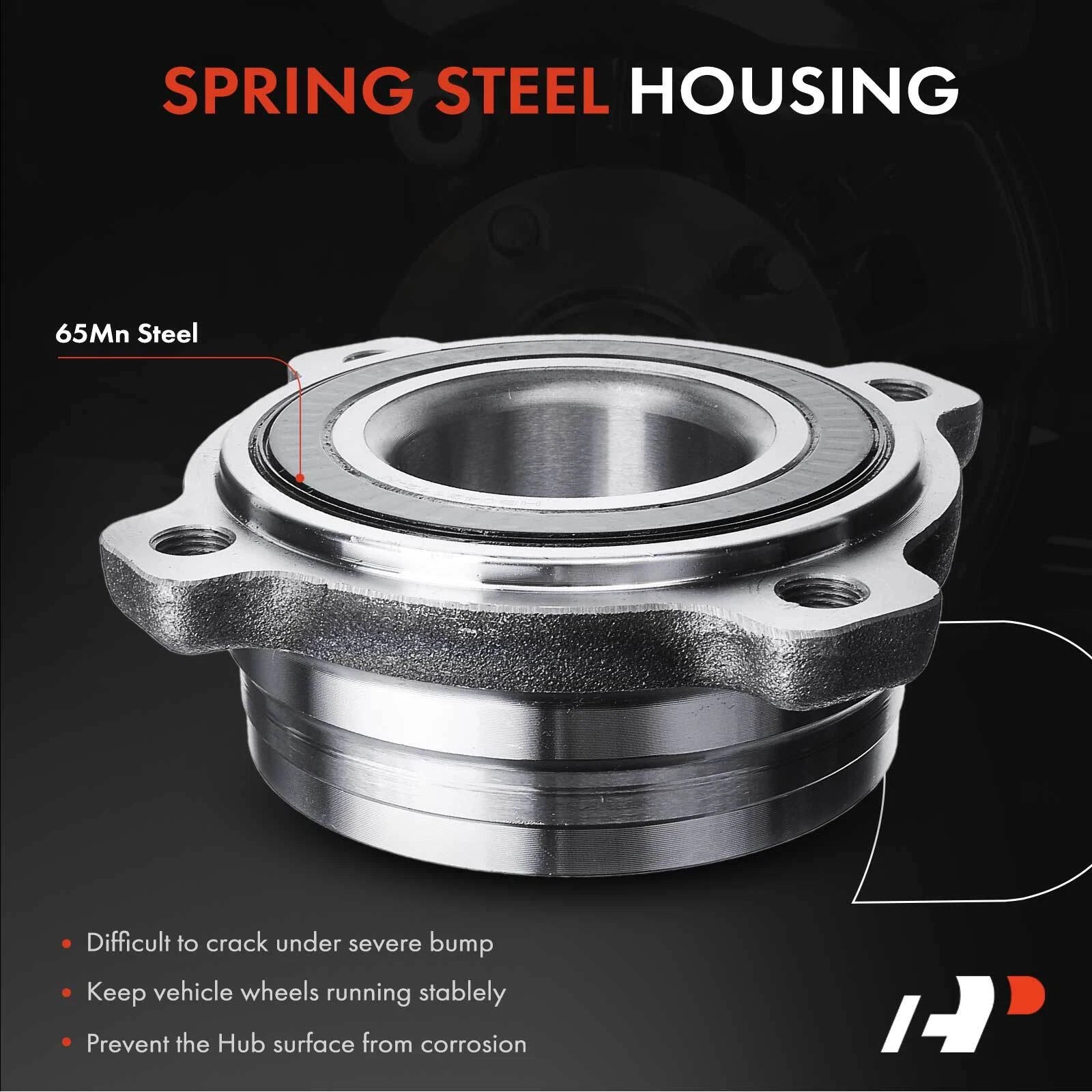 2X Rear Wheel Hub & Bearing Assembly for BMW 528i xDrive (2009–2010)