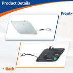 Tow Hook Cover for Mercedes-Benz A-Class (2013–2015) No.A2048850426 Diamond Silver