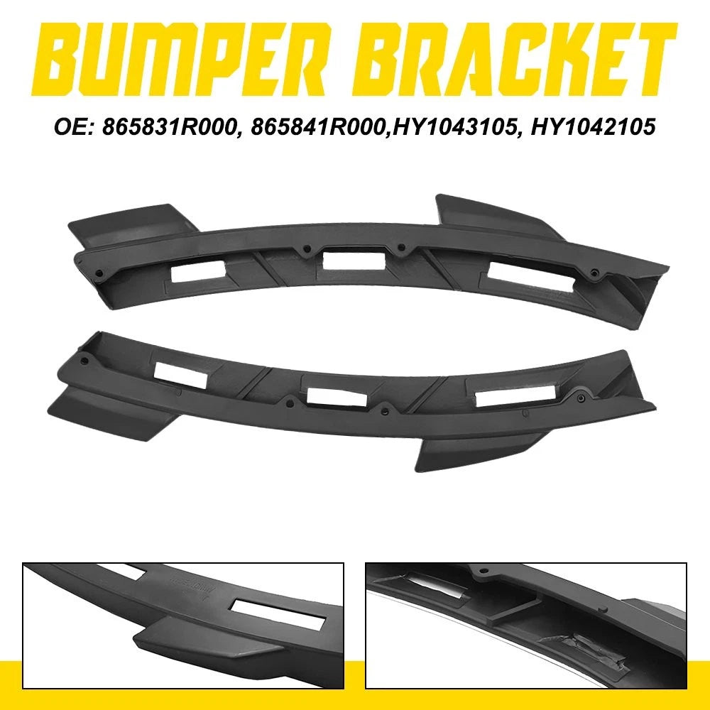2Pcs Front Bumper Cover Bracket for Hyundai Accent (2012–2017) EPY