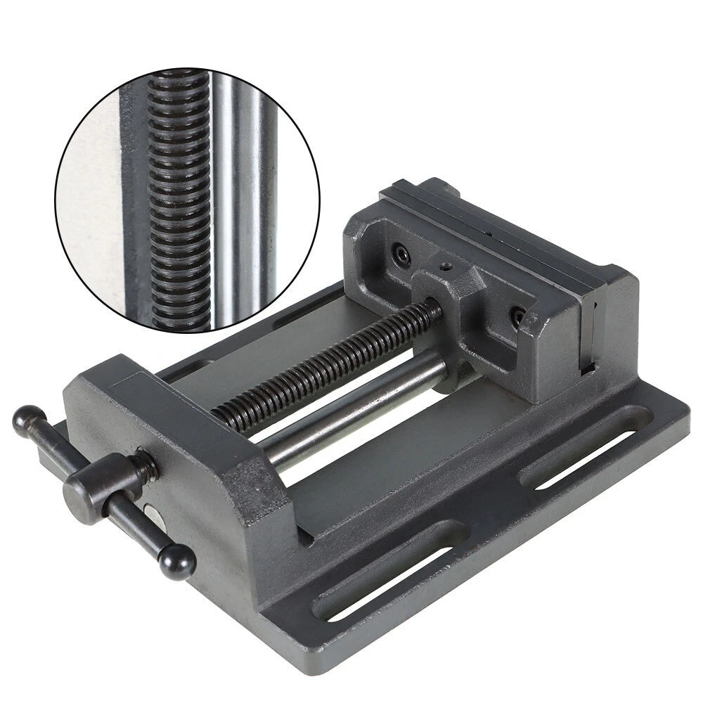 6 Inch Low Profile Drill Press Vise for Drilling Tapping & Reaming