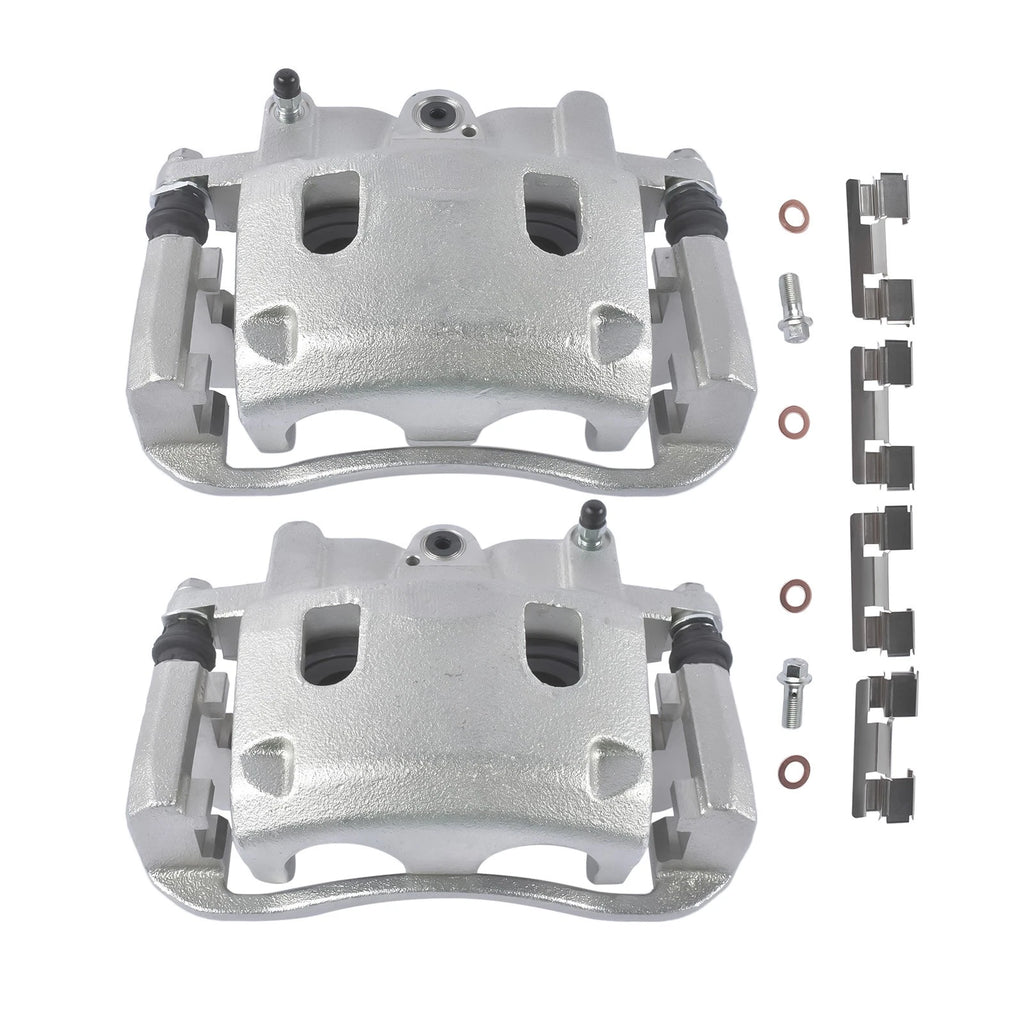 Set of 2 Front Brake Calipers for Infiniti QX56 Nissan Pathfinder Titan