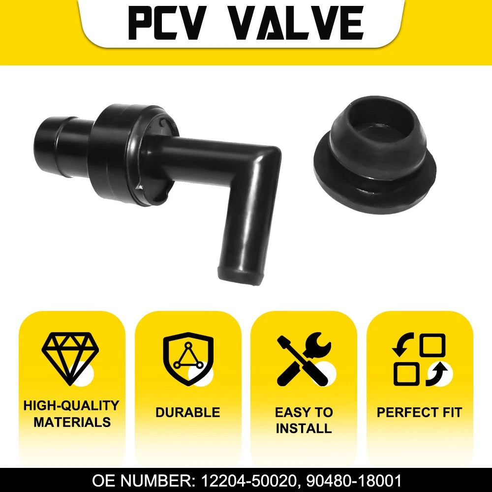 PCV Valve with Grommet Kit for Toyota Tundra V8 (2000–2002) 12204-50020