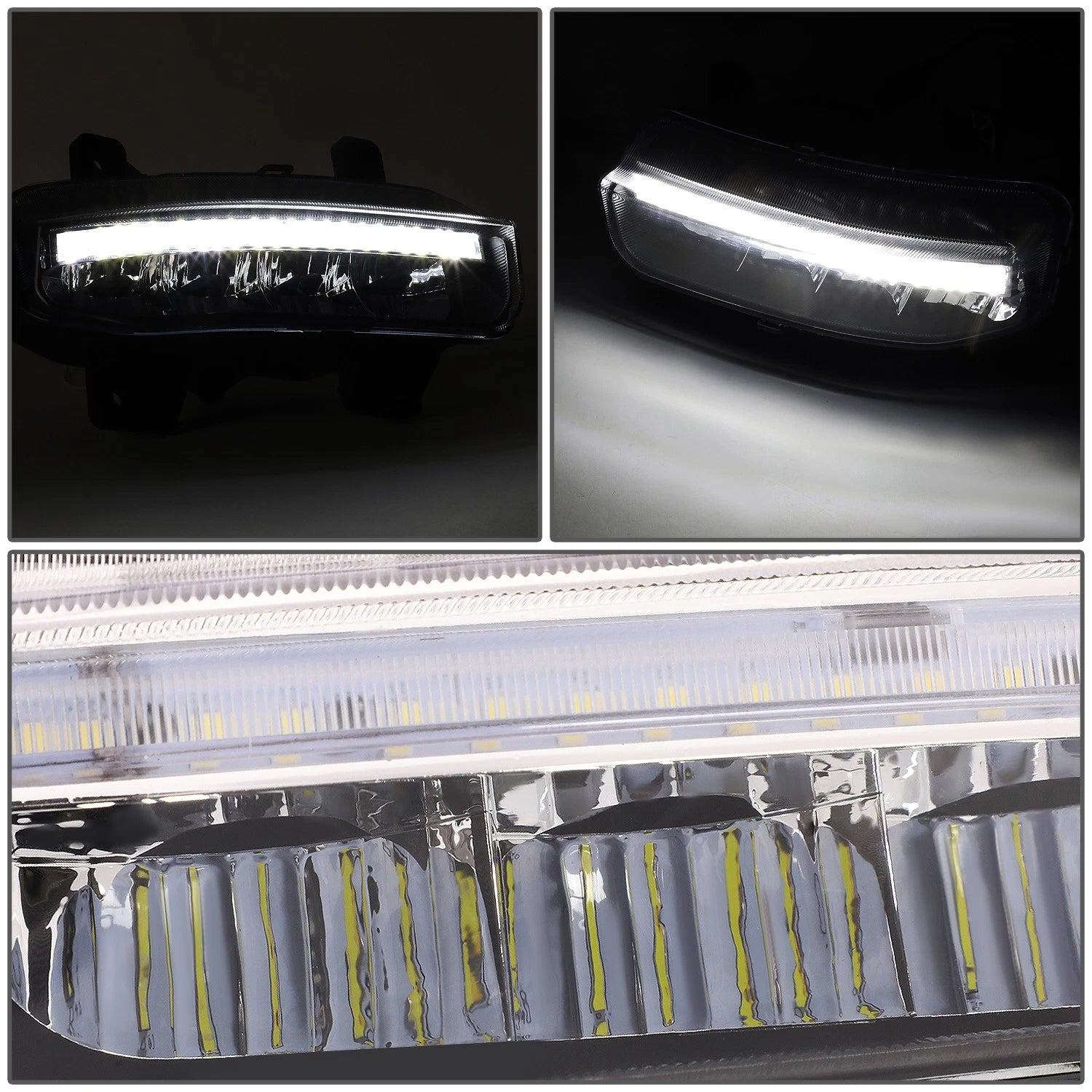 LED Fog Lights with Bezel Cover & Switch for Ram 1500 (2019–2022)