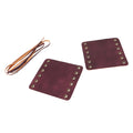 1 Pair Leather Hand Grips Covers for Harley Cafe Racer