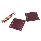 1 Pair Leather Hand Grips Covers for Harley Cafe Racer