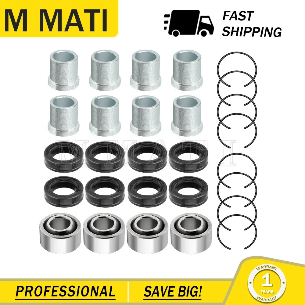 Set of 4 A-Arm Bushings for Honda Sportrax 400 TRX400EX (1999–2008)