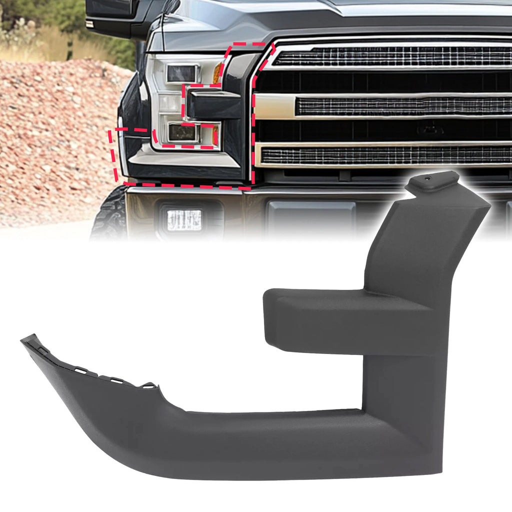 Headlight Trim Molding Grille for Ford F150 (2015–2017) Passenger Side